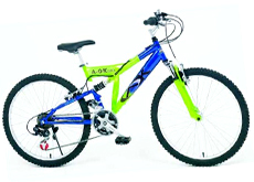 26"alloy 21 speed shimano mountain bicycle